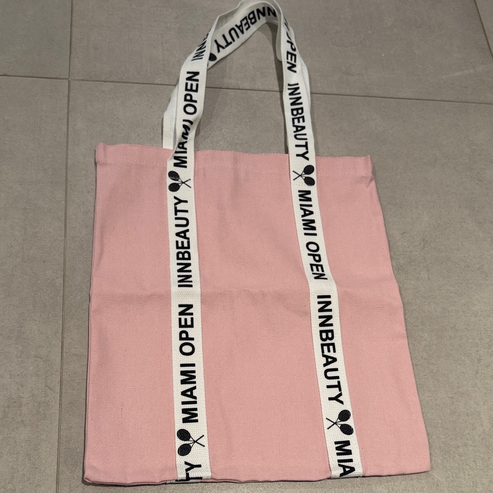 Miami INNBEAUTY Open Pink Canvas Tote Bag